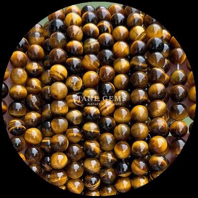 Perle di gemme a taglio rotondo lucidate da 8 mm in diversi colori per progetti di lavorazione di perle