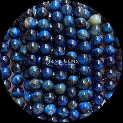 Perle di gemme a taglio rotondo lucidate da 8 mm in diversi colori per progetti di lavorazione di perle