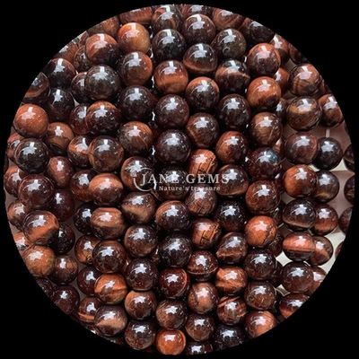 Gioielli fai da te Gemme essenziali Perla 8mm Forma rotonda Occhio di tigre Stringhe di perle allentate