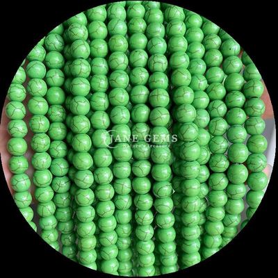 Perle di gemme naturali in diversi colori, gioielli fai da te Perle di turchese