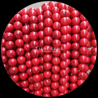 8 mm perle di gemme lucide per gioielli, forniture per la produzione di gioielli, diversi colori, filamenti di perle a sfondo turchese.
