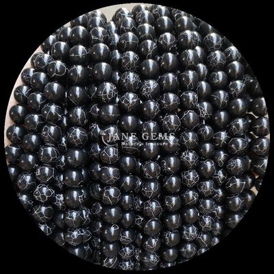 Gioielli fai da te Fabbricazione di gioielli a taglio rotondo Stringhe di perline di gemma turchesi in 8 mm di dimensioni e diversi colori