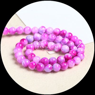 Perle di gioielli tagliate a tondo adatte per braccialetti Diversi colori perle di giada per aggiungere un tocco di eleganza al tuo stile