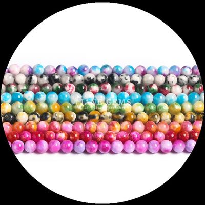 Braccialetti di pietre preziose naturali Diversi colori Giada Stringhe di perline sciolte per elevare il tuo stile con eleganza naturale