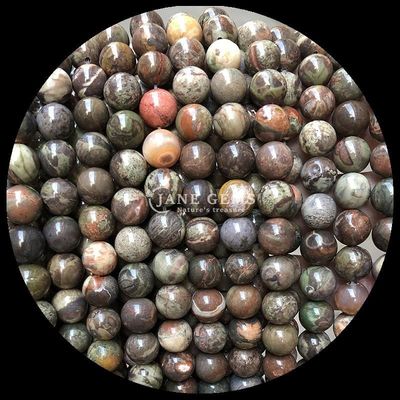 Forma rotonda perle di gemme Diversi colori Modello di legno fili di perle sciolte Perfetto per la realizzazione di gioielli Dimensione perle 8mm