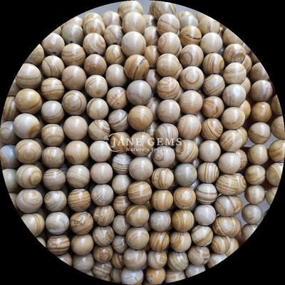 Forma rotonda perle di gemme Diversi colori Modello di legno fili di perle sciolte Perfetto per la realizzazione di gioielli Dimensione perle 8mm