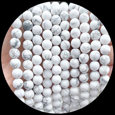 Perle di gemme multicolori 8 mm Vari frosti di perle rotonde sciolte per la fabbricazione di braccialetti e collane