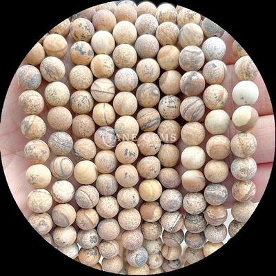 Perle di gemme multicolori 8 mm Vari frosti di perle rotonde sciolte per la fabbricazione di braccialetti e collane