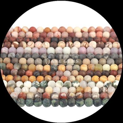 Origine perline di gemme naturali 8mm fili rotondi per progetti di gioielleria fai da te