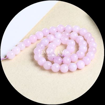 Perle di forma rotonda lucidate perle in vari colori vari calcedoni fili di perle sciolte per gioielleria forniture