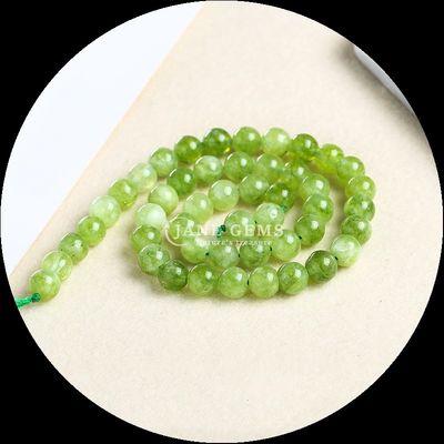 Perle di forma rotonda lucidate perle in vari colori vari calcedoni fili di perle sciolte per gioielleria forniture