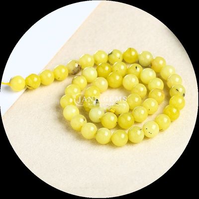 Perle di gemme naturali in multicolore varie calcedonie rotonde fili di perle sciolte Perfetto per i progettisti di gioielli