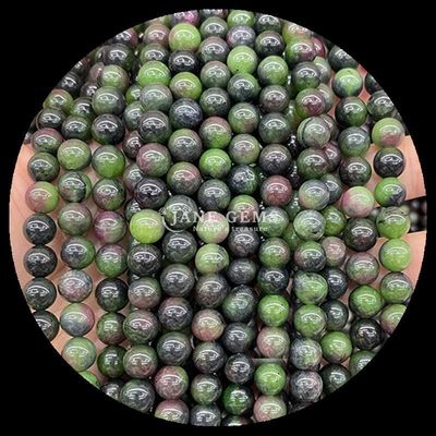 Perle di pietra preziosa a forma rotonda e colori multipli vari fili di perle sciolte di calcedonia perfetto per gioielli fai da te