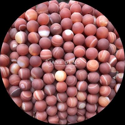 8mm perline di gemme naturali perline di gemme varie bande di agata ghiacciata fili di perline sciolte per accessori a perline artigianali