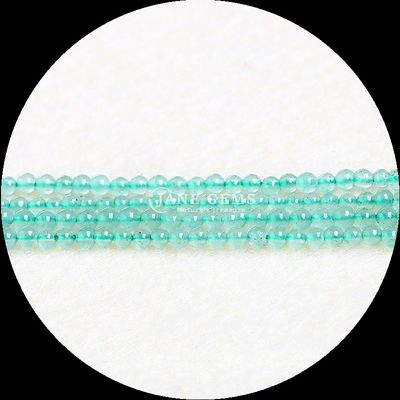Colore assortito perle di gemma taglio rotondo piccole perle di cristallo di turmalina strati sciolti