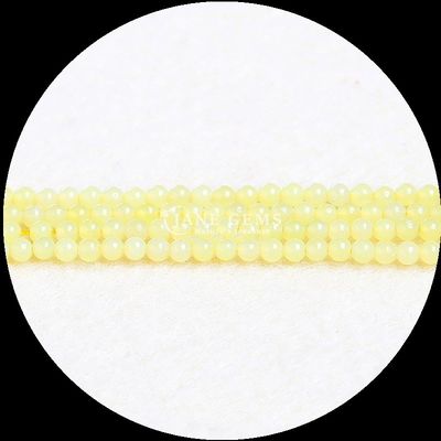 Perle di pietra preziosa a forma rotonda