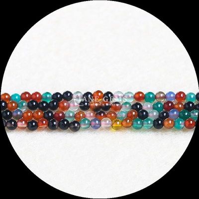 Fabbricazione di gioielli fai da te con gemme naturali Perla 4 mm Grandezza Bella cristallina rosa quarzo Sodalite fili di perle sciolte