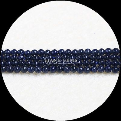 Fabbricazione di gioielli fai da te con gemme naturali Perla 4 mm Grandezza Bella cristallina rosa quarzo Sodalite fili di perle sciolte