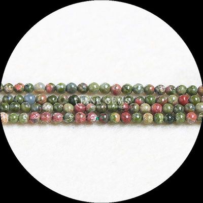 Assortimento di pietre preziose Cristallo Unakite Quarzo trasparente perline sciolte Filamenti per gioielli Un'aggiunta senza tempo alla vostra collezione di gioielli
