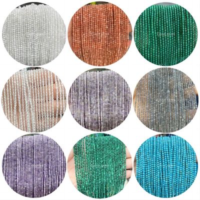 Perle di gemme naturali La soluzione perfetta lucidata per la realizzazione di gioielli fai da te