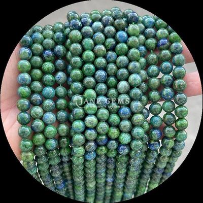 Perfetto per braccialetti Diversi tipi di pietra Sangue di drago Agata indiana Ronda Ronda Perle di gemme