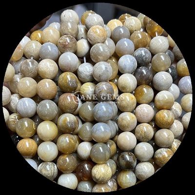 Perfetto per braccialetti Diversi tipi di pietra Sangue di drago Agata indiana Ronda Ronda Perle di gemme