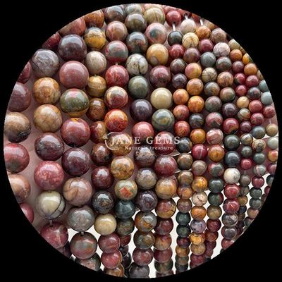 Perle di pietra gioiosa rotonda naturale Kiwi Jasper Lapis Lazuli e altro L'aggiunta perfetta alla tua collezione di gioielli