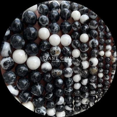 Gems Bead Round Shape 8mm Naturale per B2B Distribuitori di pietre preziose Diversi cristalli pietre di guarigione Zebra Jasper Amazonite e altro per fai da te