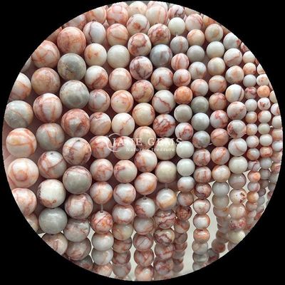 Gems Bead Round Shape 8mm Naturale per B2B Distribuitori di pietre preziose Diversi cristalli pietre di guarigione Zebra Jasper Amazonite e altro per fai da te
