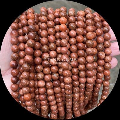 Perle di gemma di forma rotonda varie pietre naturali di guarigione oro arenaria labradorite fili di perle sciolte per le esigenze dei vostri clienti