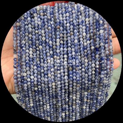 Forma rotonda Multicolore perle di pietre preziose cristallo naturale guarigione rosa quarzo, lapis lazuli facciata frammenti di perle sciolte per gioielli fai-da-te