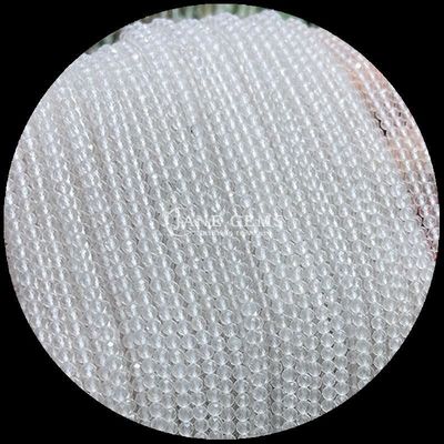 Fabbricazione di gioielli fai da te con perline di gemme assortite colore di gemma dal mercato rotondo facciata morganite cristallo di quarzo chiaro guarigione gioielli sciolti filamenti di perline di gemma