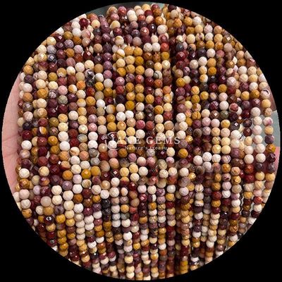 Fabbricazione di gioielli fai da te con perline di gemme assortite colore di gemma dal mercato rotondo facciata morganite cristallo di quarzo chiaro guarigione gioielli sciolti filamenti di perline di gemma