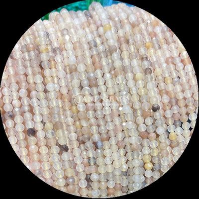 Gemma naturale dalla scelta perfetta per le vostre esigenze B2B Varia Pietra di cristallo Ametista Verde Aventurina Mini Faceted Loose Round Bead Strands