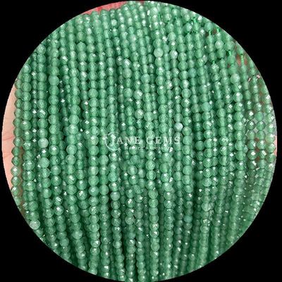 Gemma naturale dalla scelta perfetta per le vostre esigenze B2B Varia Pietra di cristallo Ametista Verde Aventurina Mini Faceted Loose Round Bead Strands