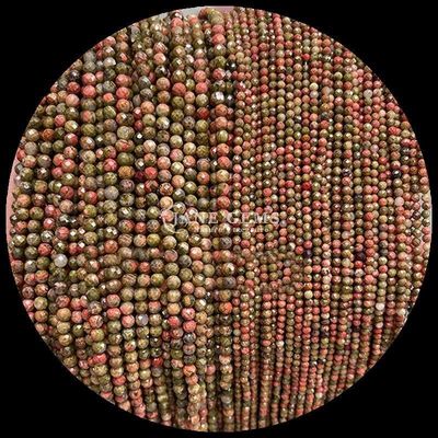 Perle di gemme naturali migliori varie pietre cristalline di guarigione Aventurine verde Unakite e altri fili di perle sciolte con mini facce per le vostre esigenze B2B