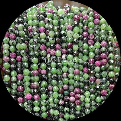 Round Gems Bead The Ultimate Choice for DIY Jewelry Making and Personalized Accessories Various Types Ruby Zoisite Strawberry Quartz Mini Faceted Loose Bead Strands Crystal Healing Stones Il gioiello è un gioiello di diamanti.
