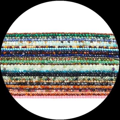 Origine Colletti Gemme Perle Prehnite Lapiz Lazuli Mini Faceted Loose Bead Strands Adatti a Vari Colori
